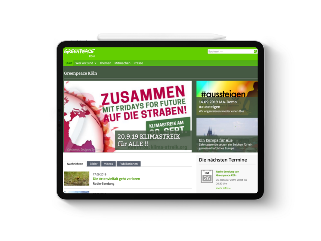 Greenpeace Köln Startseite